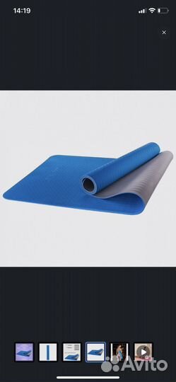 Коврик для йоги и фитнеса