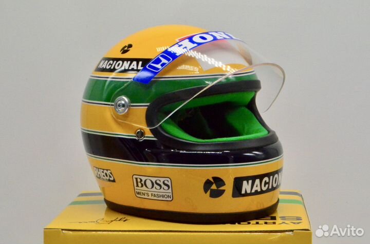 1/2, Ayrton Senna шлем 1990 года Чемпион Мира