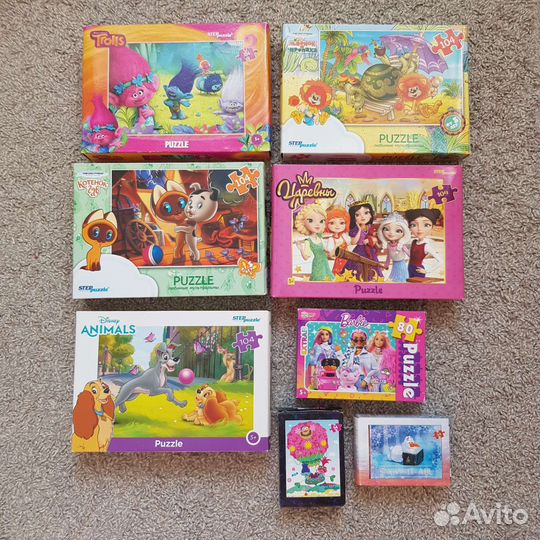 Пазлы для детей 5+