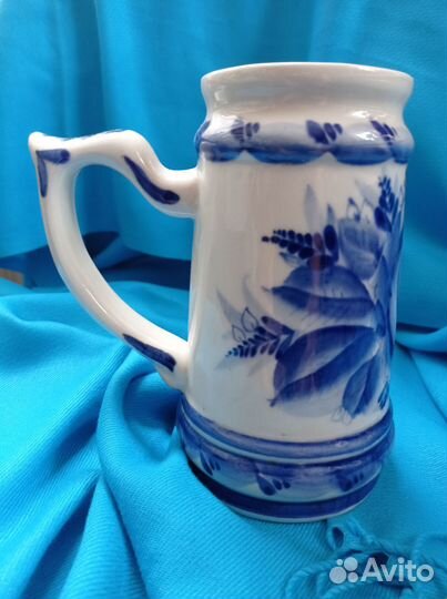 Пивная кружка. Гжель СССР