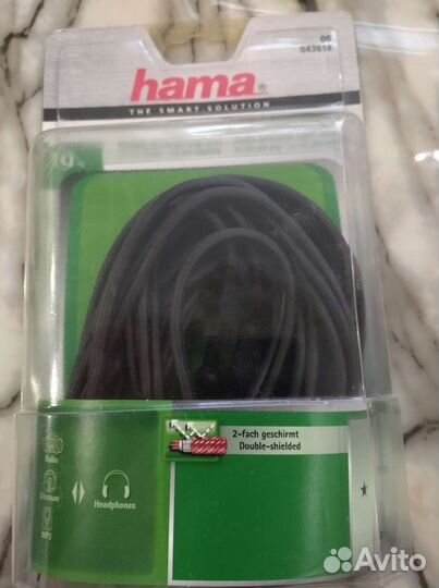 Кабель 3,5 мм стерео 10м