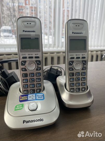 Радиотелефон Panasonic 2 трубки