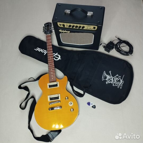 Epiphone Slash электрогитара и комбоусилитель