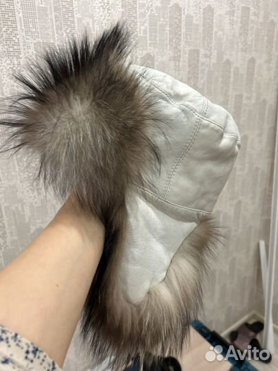 Шапка ушанка женская