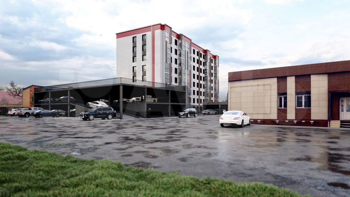 2-к. квартира, 71,4 м², 1/8 эт.