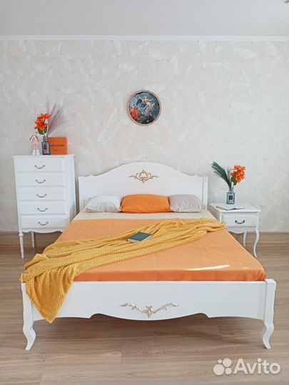 Кровать Прованс из массива