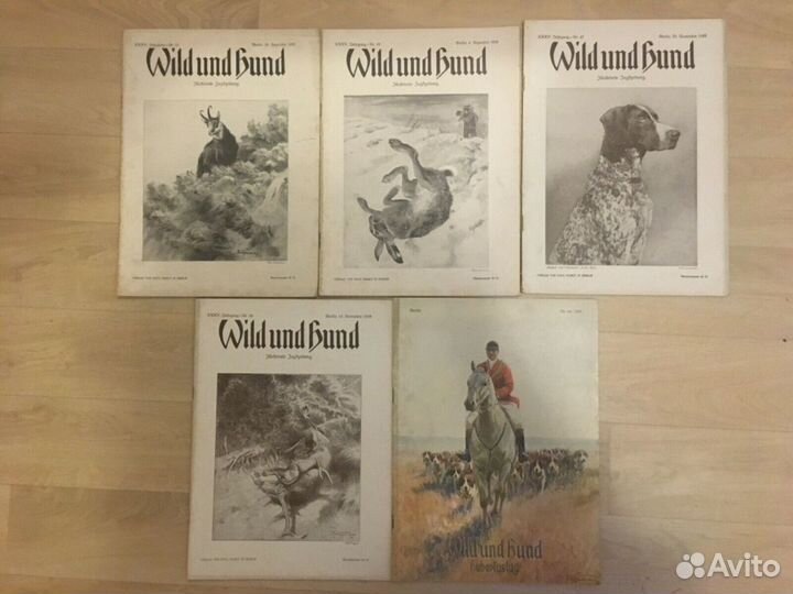 Охотничьи журналы 1935 -1936 Германия Wild und