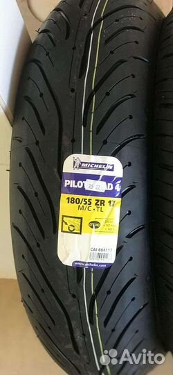 Мотошины 180 55 17 Michelin Road 4