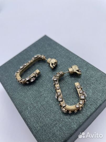 Alexander mcqueen серьги