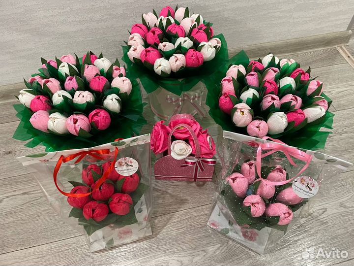 Сладкий букет из конфет