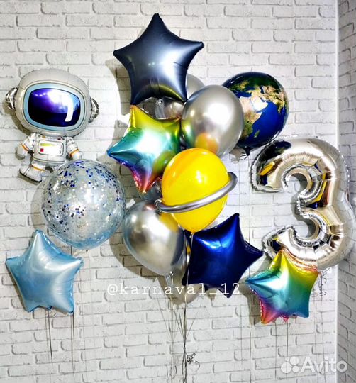 Воздушные гелиевые шары латексные с доставкой
