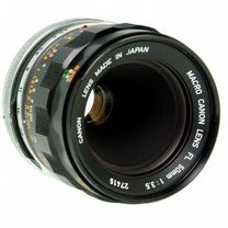 Canon Lens FL 50mm f3.5 Macro