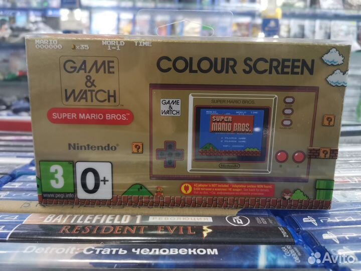 Nintendo super Mario bross Game in watch