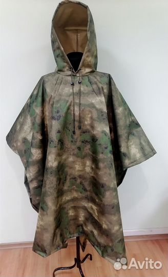 Пончо дождевик тактический мох мультикам цифра