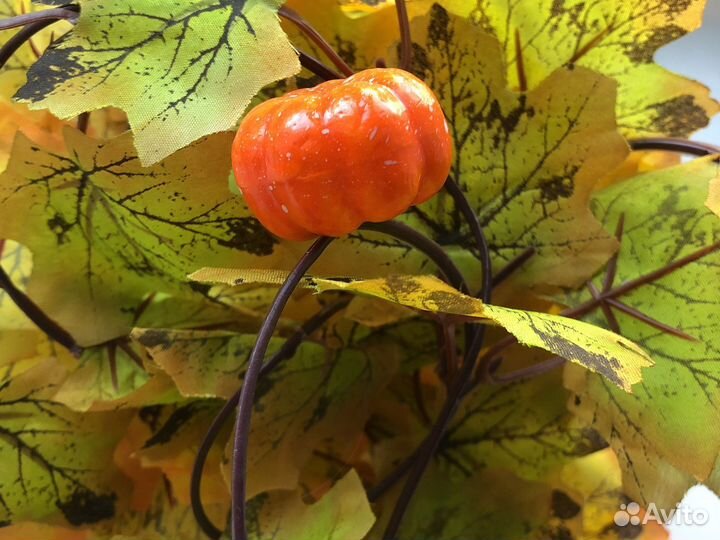 Дикорации ветка тыква осень