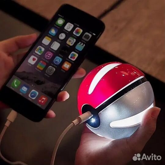 Повербанк Power bank Покемон pokeboll 10000 mah