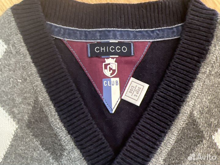 Джемпер Chicco, рубашка ycc на 3 года