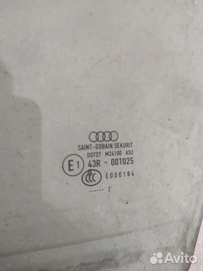 Стекло передней левой двери Audi A3 8P