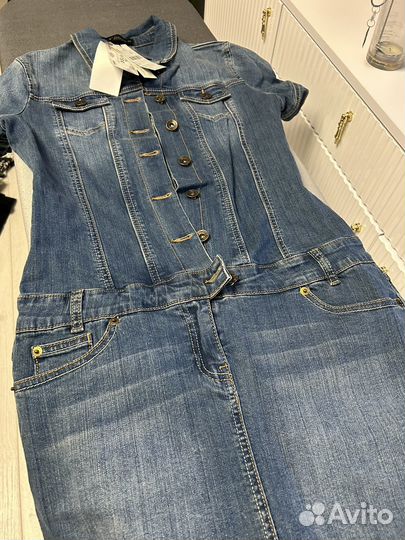 Джинсовое платье