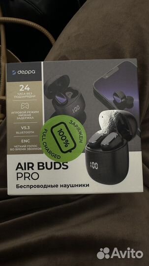 Беспроводные наушники deppa air buds pro