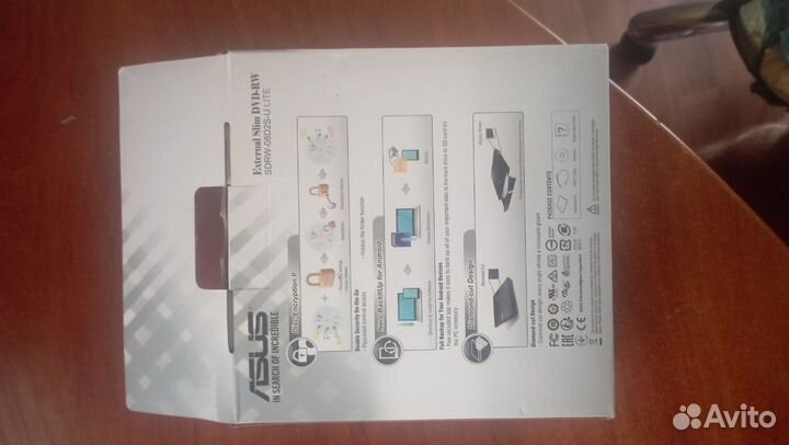 Привод DVD-RW Asus sdrw-08D2S-U lite/BLK/G/AS черн