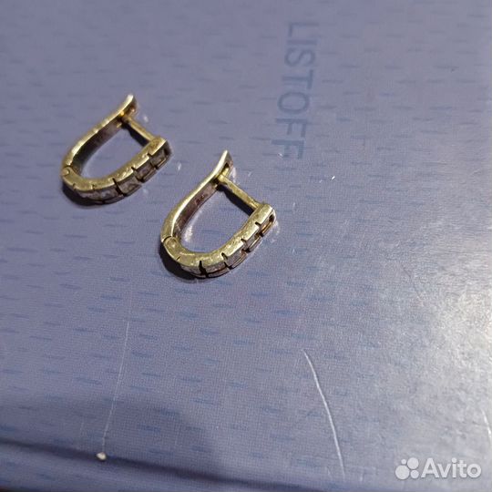 Серьги серебро