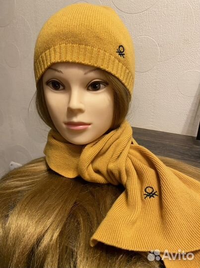 Шапка и шарф Benetton