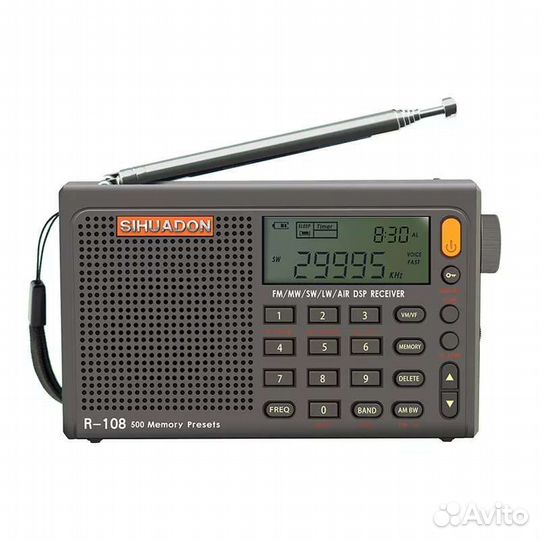 Всеволновый радиоприемник Sihuadon R-108 новые