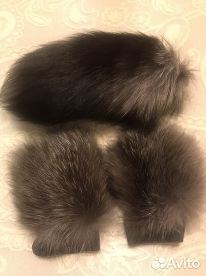 Полуварежки+украшение(помпон)