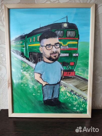 Шарж акрилом