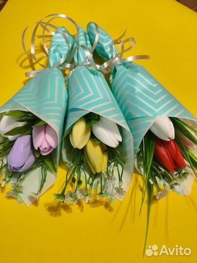 Мыльные букеты