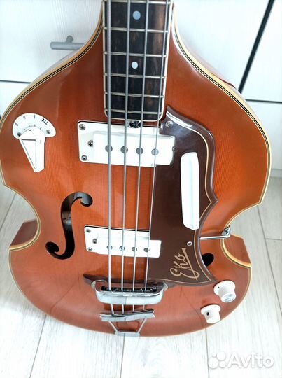 Бас гитара винтажная EKO 1964 г., в идеале