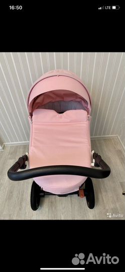 Коляска stokke trailz 3 в 1 lotus pink