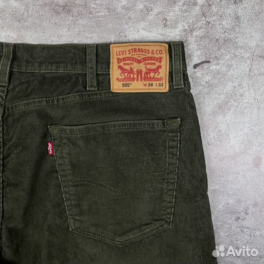 Вельветовые Штаны Levi's 505 Оригинал Lee Wrangler