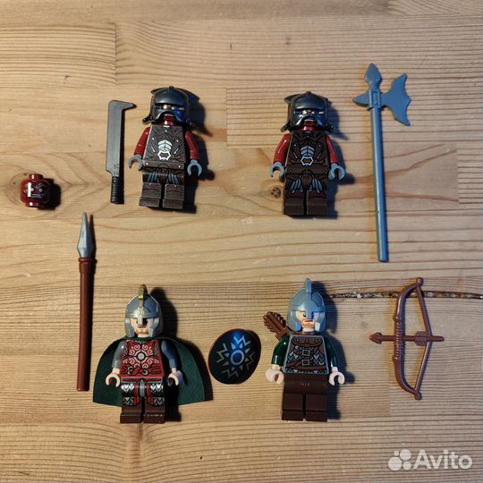 Lego lord of the rings минифигурки