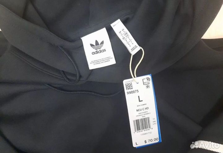 L/Толстовка мужская Adidas Оригинал