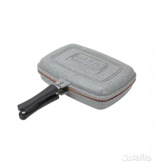 Сковорода - гриль dariis 34х24 см двусторонняя