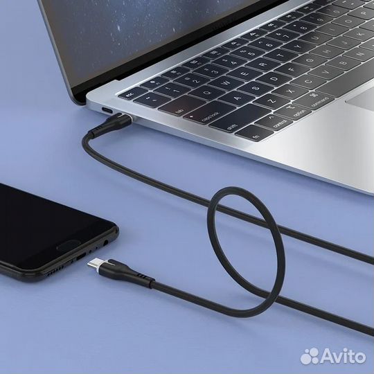 Кабель Type-C - Type-C hoco X45 Surplus, 1.0м, кру