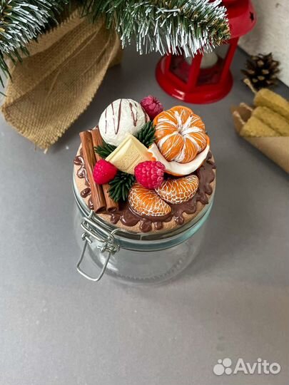 Баночка с декором