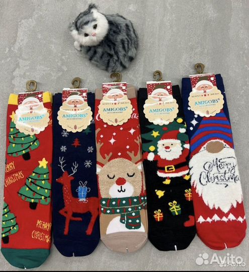 Носки на новый 2024 год