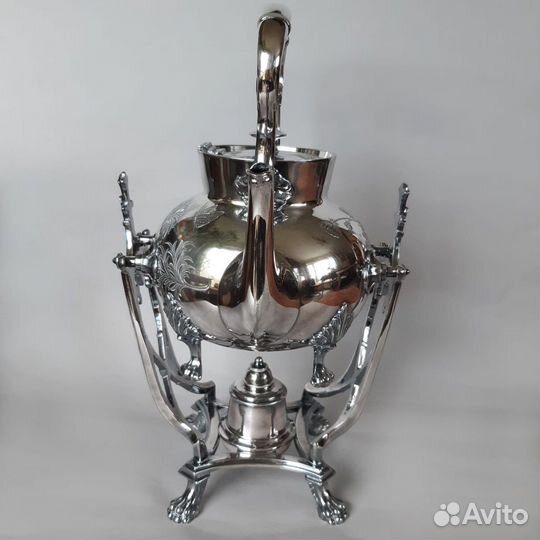 Чайник посеребренный антикварный