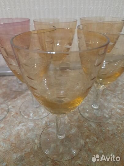 Фужер цветное стекло