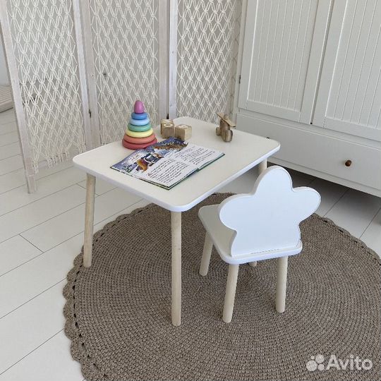 Набор детской мебели стол и стульчик Звездочка