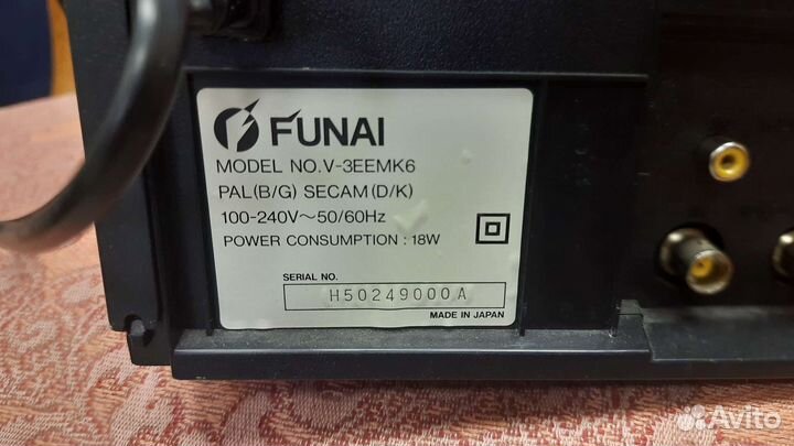 Видеомагнитофон Funai japan