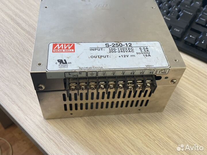 Сетевой Преобразователь MW Mean Well S-250-12