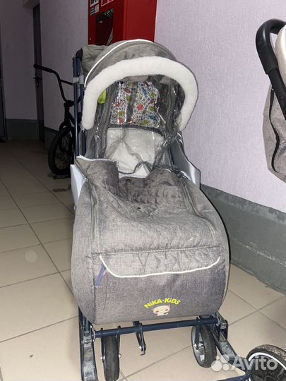 Санки коляска ника 7 7