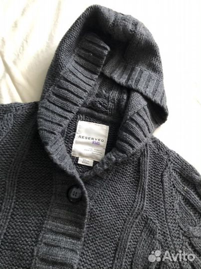 Кардиган zara, туника и меховой жилет (6-7, 13-14)