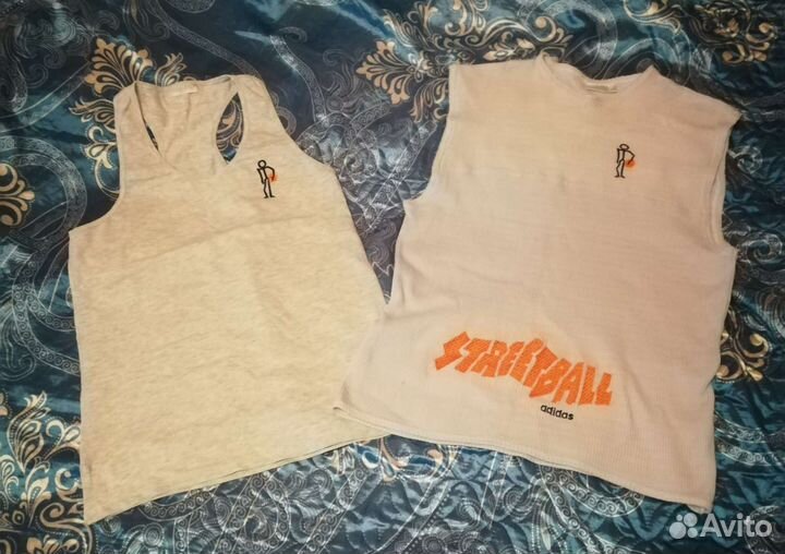 Винтажная Майка Adidas коллекция стритбол