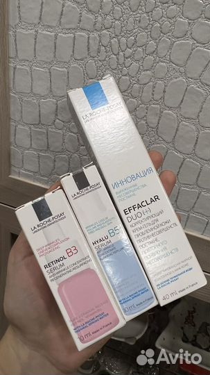 Сыворотка B3 B5, крем effaclar duo la roche-posay
