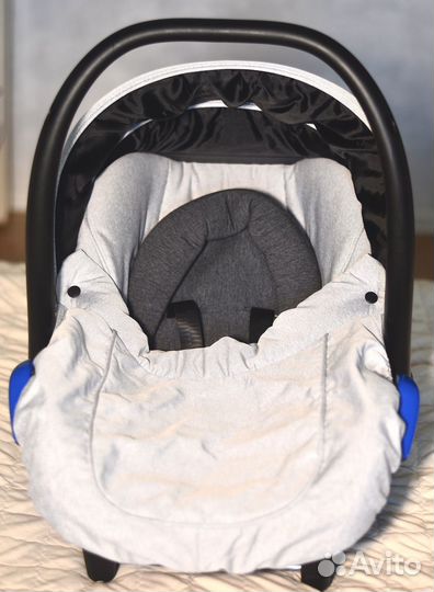 Детское автокресло Roan kite silver black